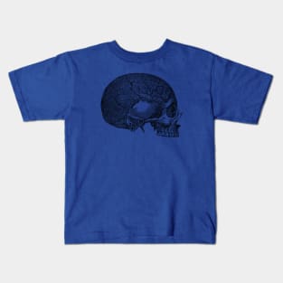 Vein and Skull Diagram - Vintage Anatomy Kids T-Shirt